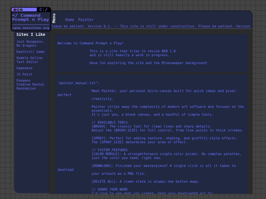 index screenshot