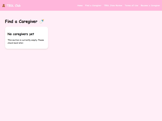 caregivers screenshot
