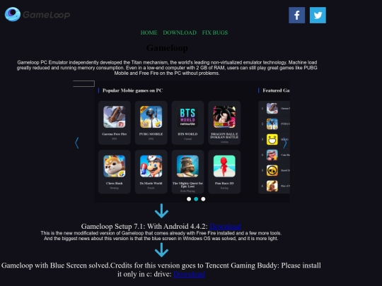Donwloads screenshot