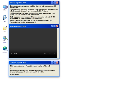 Blog screenshot