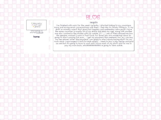 blog screenshot