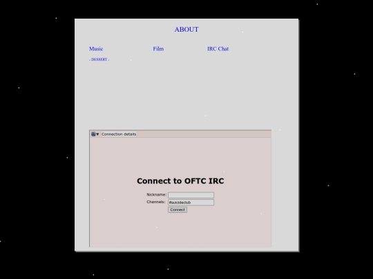 menu screenshot