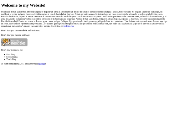 index screenshot
