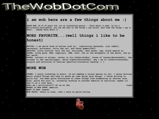 aboutme screenshot