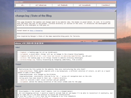 changelog screenshot
