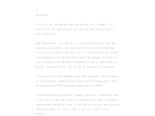 start screenshot
