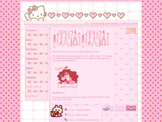 diary screenshot