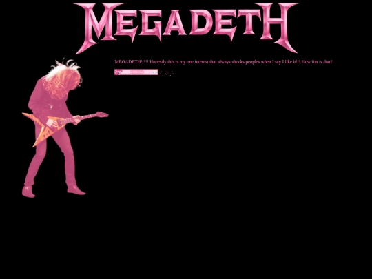 megadeth screenshot