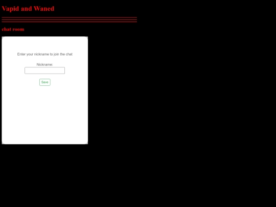 chatroom screenshot