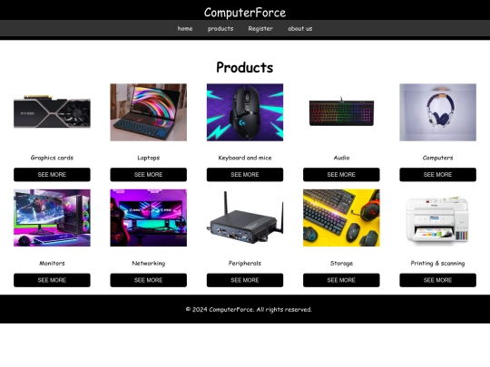 ComputerForce/products screenshot