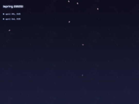 spring2025_entries screenshot