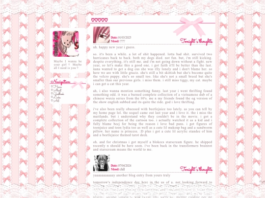 blog screenshot