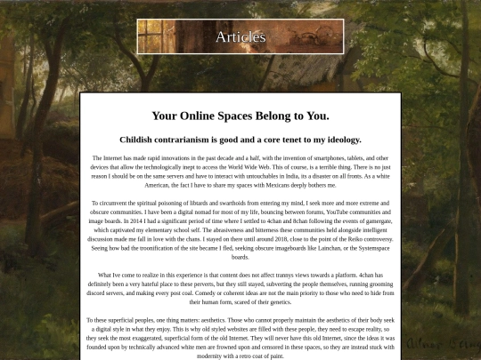articles screenshot