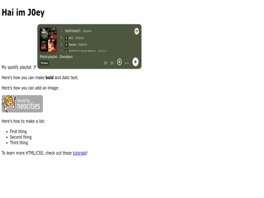 index screenshot