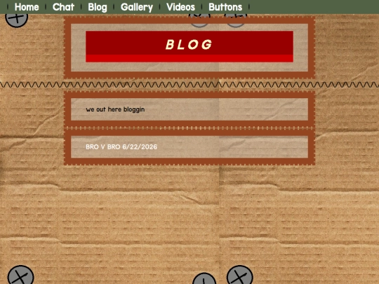 Blog screenshot