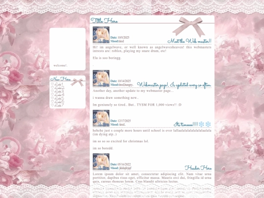 webmaster screenshot