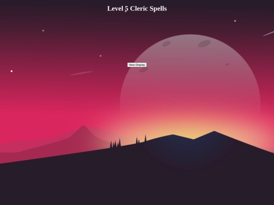 Level-5-Cleric-Spells screenshot