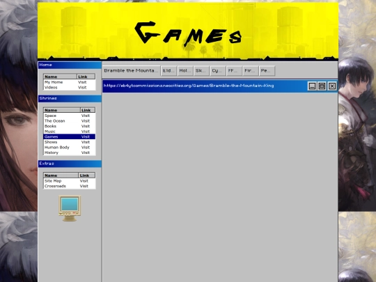 Games screenshot