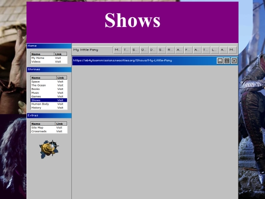 Shows screenshot