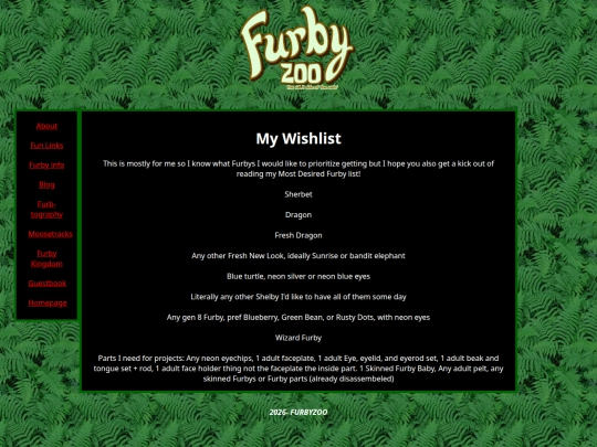 wishlist screenshot