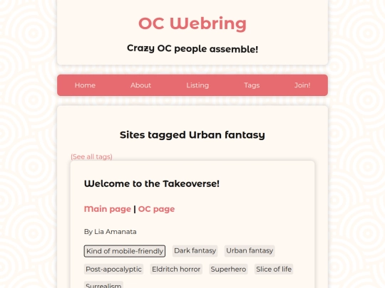 tag/urban-fantasy screenshot