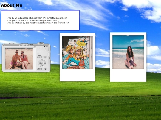 aboutMe screenshot