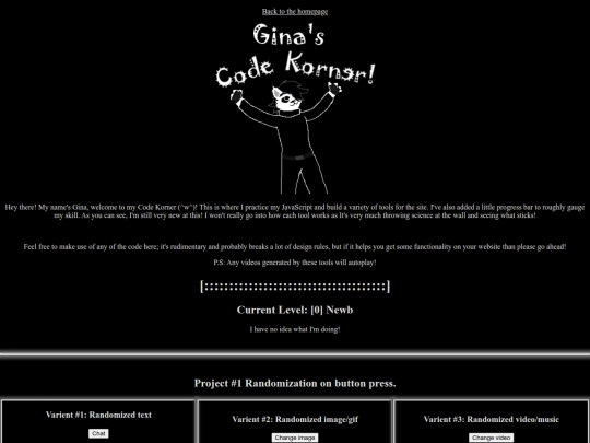 GinasCodeKorner screenshot
