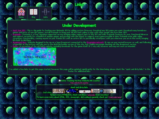 links screenshot