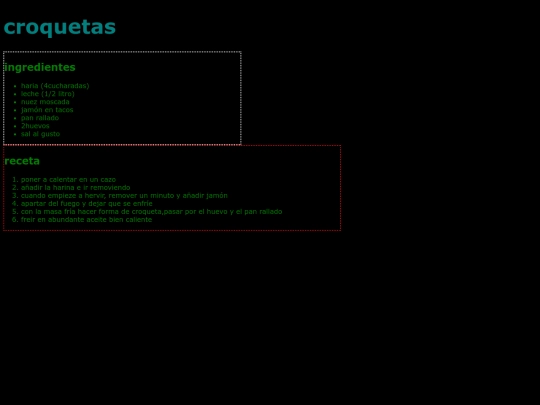 recetas1 screenshot