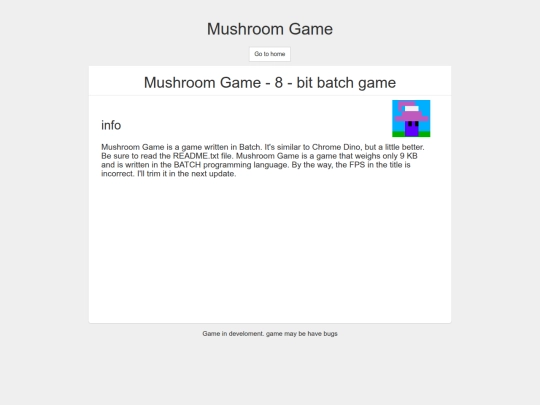 information screenshot