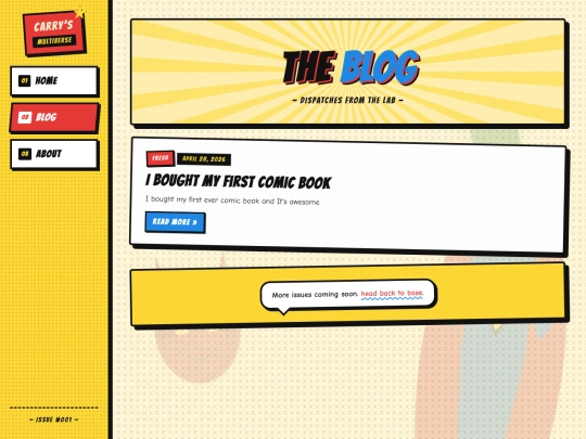 blog screenshot