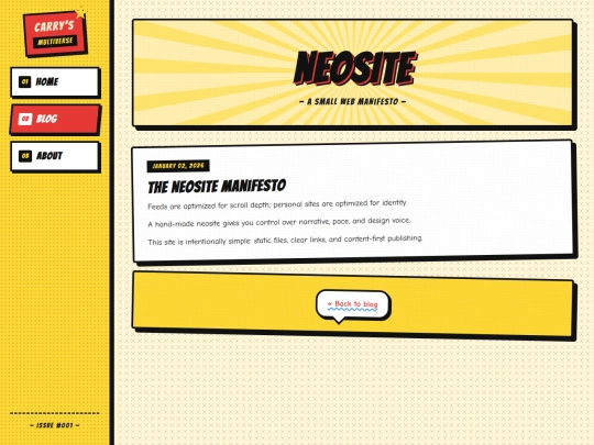 post-neosite-manifesto screenshot