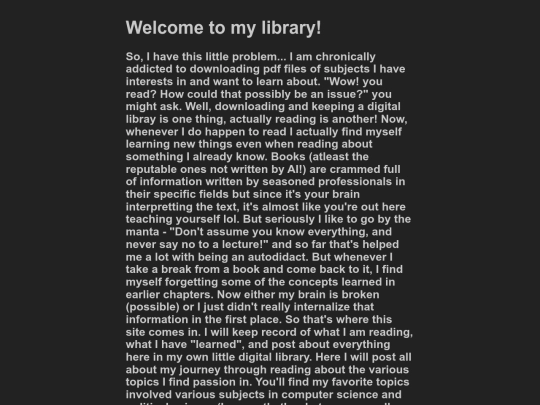 library screenshot