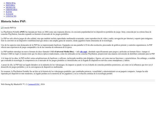 pspplanet/historia screenshot