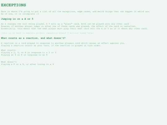 exceptions screenshot