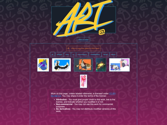 gallery/artfight screenshot