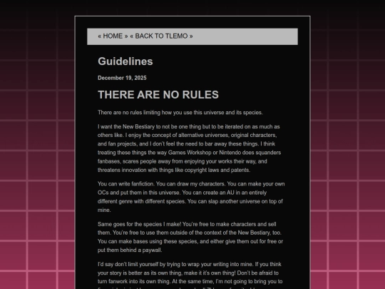 new_bestiary/Guidelines screenshot