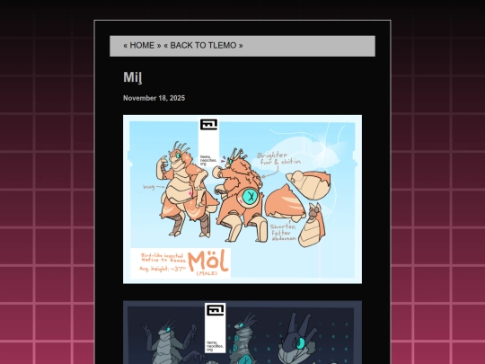 new_bestiary/Miļ screenshot