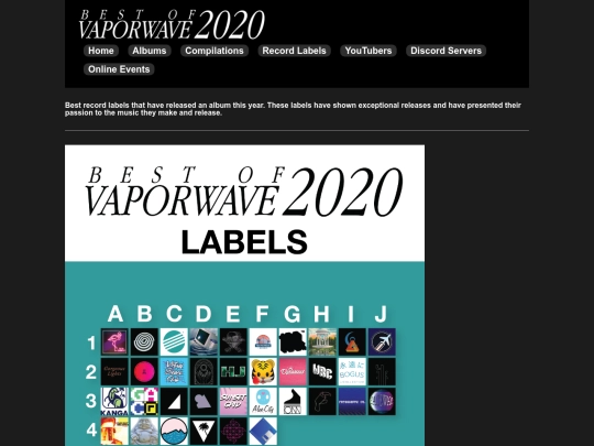 2020LABEL screenshot