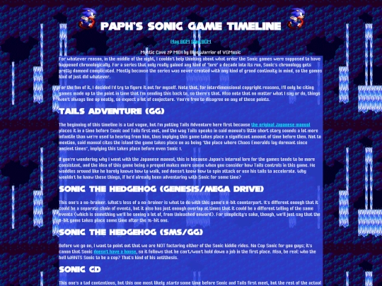 sonictimeline screenshot