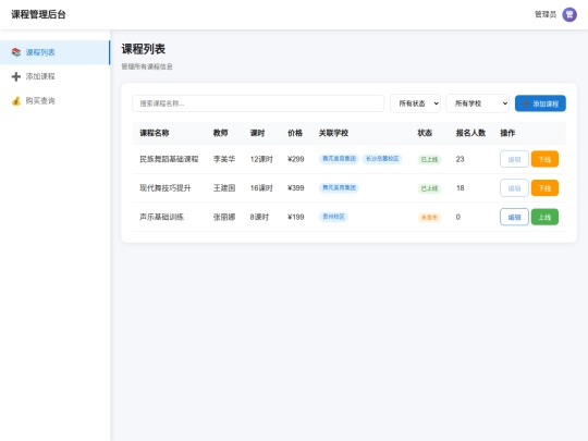 admin_class screenshot