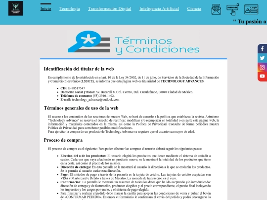 terminos screenshot