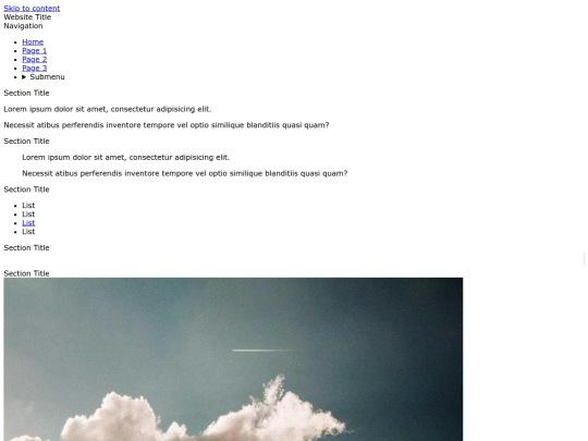 index screenshot