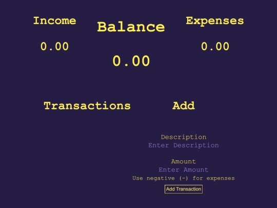 apps/expensetracker screenshot