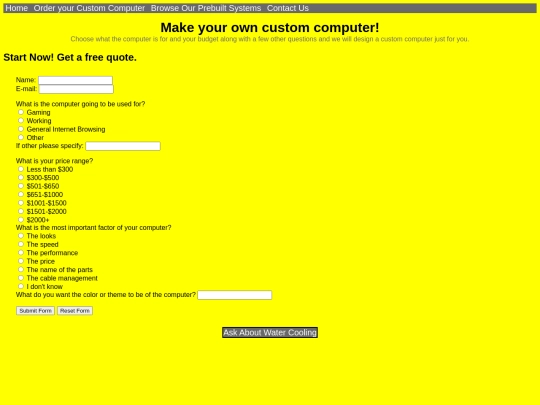 capstoneorder screenshot