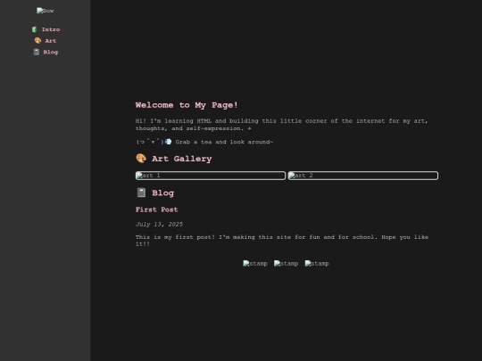 testing/website screenshot