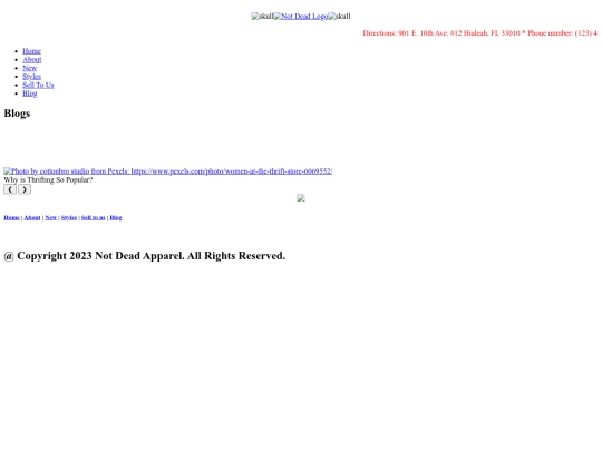 blog screenshot