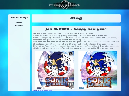blog screenshot