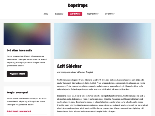 left-sidebar screenshot