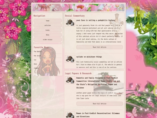 articles screenshot